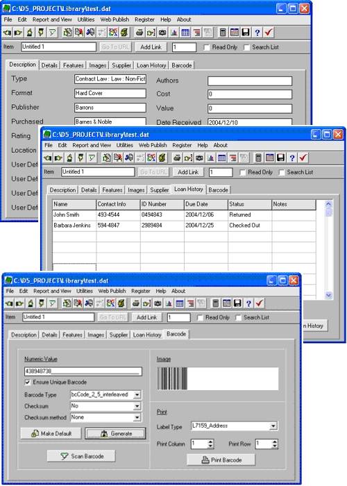 LibraryScreens.jpg (71315 bytes)